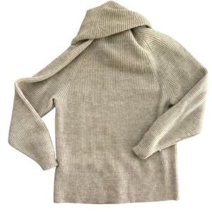 Quince Women's Cream Turtle Neck Long Sleeves Pullover Sweater Size Small